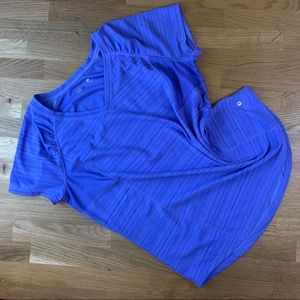 Large Xersion Slim Fit Lilac Athletic Top